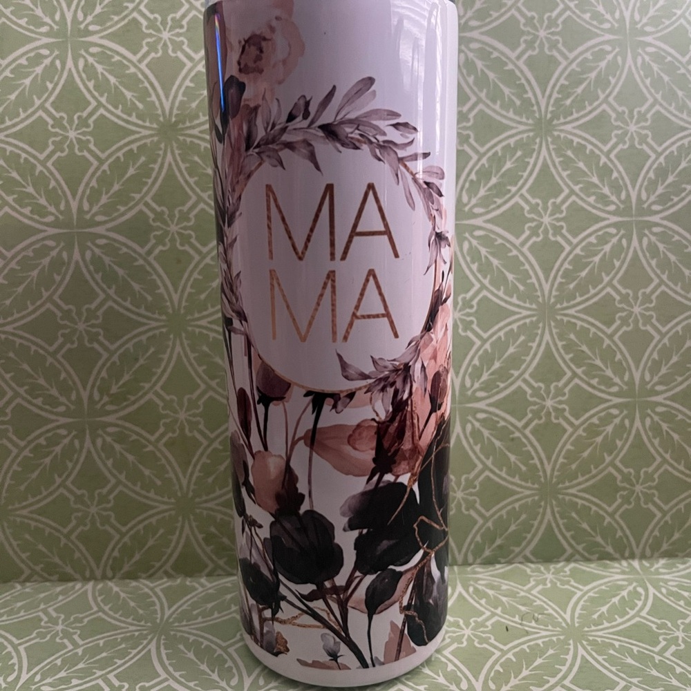 Floral 'MAMA' Tumbler